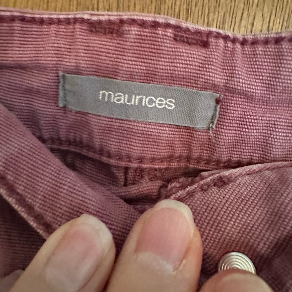 Maurices Women's Cargo Shorts - Dusty Pink - Picture 2 of 4